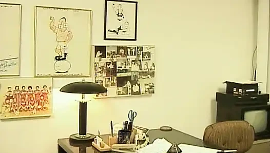 Asian office secretary gets fucked in her tight anal hole