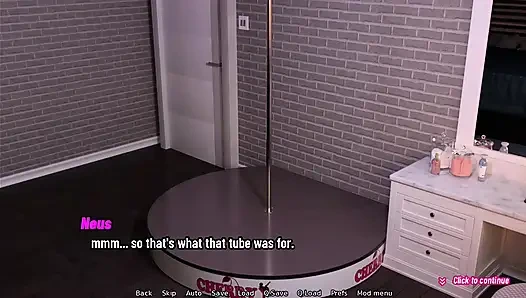 Молодой мужчина занимается сексом с танцовщицей, кончает в ее киску