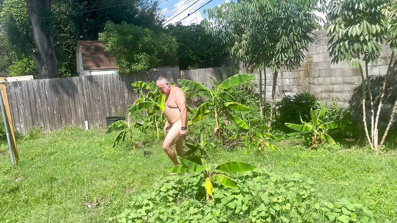 Nude in the Back Yard