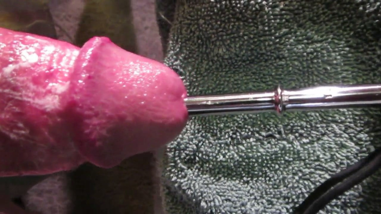 Sounding my cock