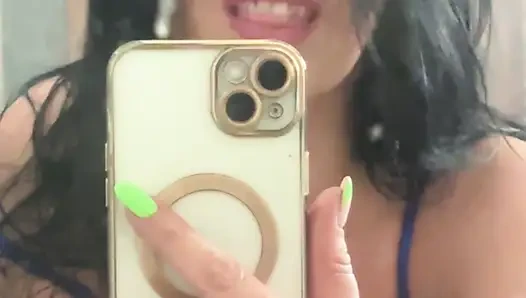 Tanga ve sütyen aynası azdırıyor - yumuşak, yavaş, baştan çıkarıcı