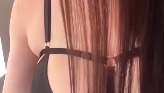Orgasme istriku yang paling cantik dan lembut dengan stoking