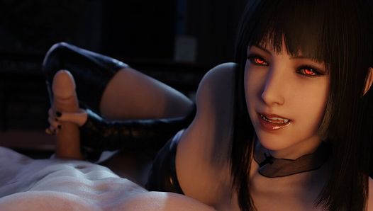 Final Fantasy Remake sexe avec la belle Gentiane (Hentai non censuré, un doux plaisir sexuel, belle femme mature et chaude) Madruga3D
