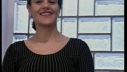 Pink dildo makes hot German babe happy