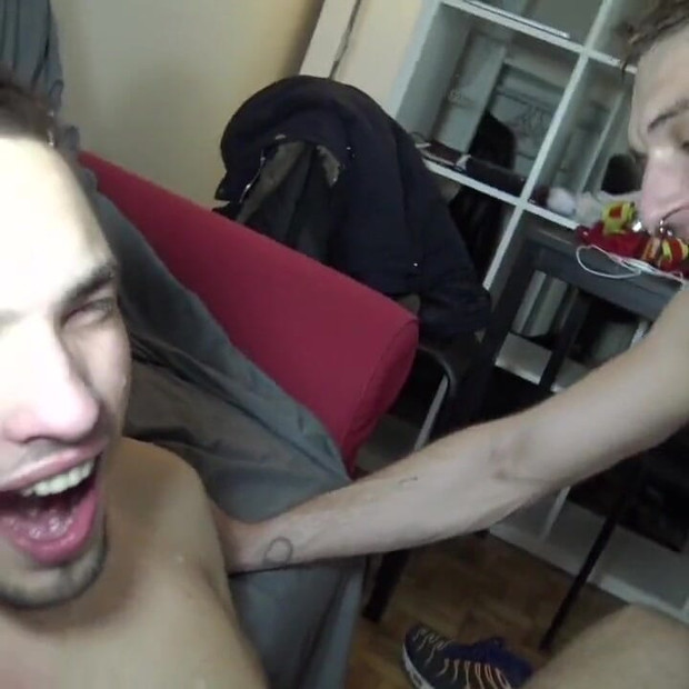 The twink Jevin ass fucked raw by Romantik