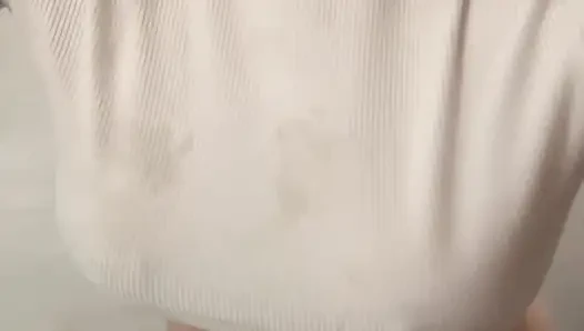 Xxl Schwarzer Dildo, Sabbern Und Vaginaler Blowjob