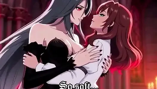 Ratu vampir lesbian mengubah wanita muda yang cantik