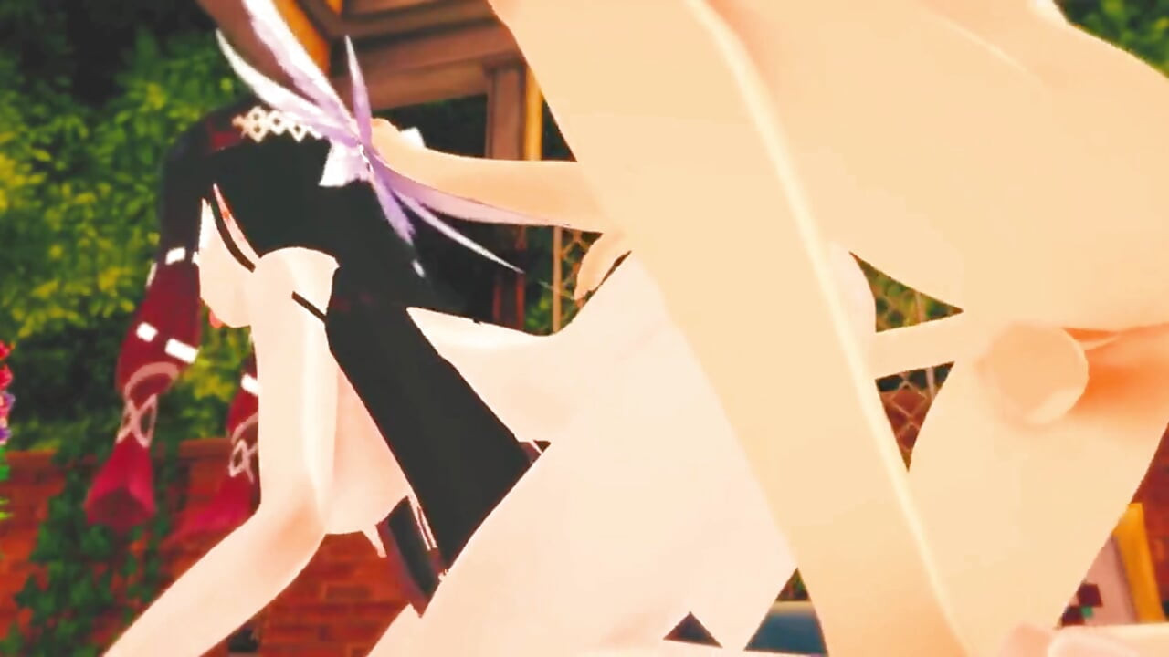 Genshin Impact - Columbina Hardcore Sex Scene with Aether - 3D Hentai Animation