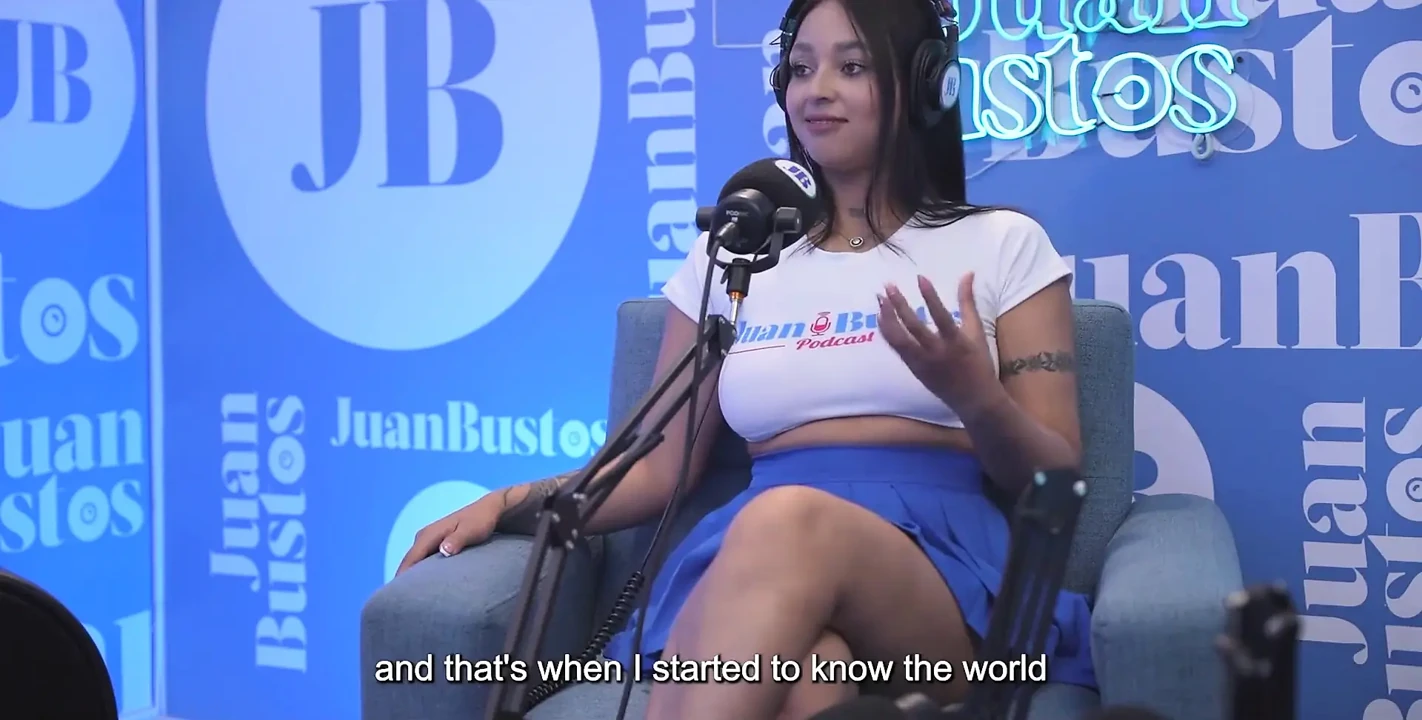 Oiled Latina with Beautiful Tits Kataleya Ross Hops up the Vibrator Machine Until She Cums! Juan Bustos Podcast