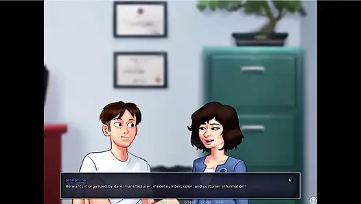 Summertime saga - Eva had her baby ... Johannes fucked Maria while tony was there