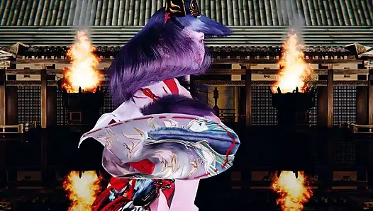 Tarian penari striptis cosplay Asia seksi 3D untukmu