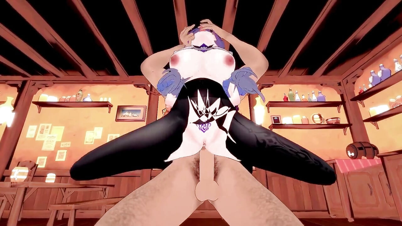 Genshin Impact - 刻晴小姐與小怪獸性愛 - 3D 成人動畫
