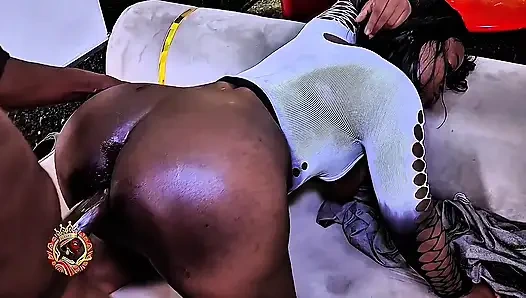 Shugasexy bendover her black to be fucked by Rodrigo