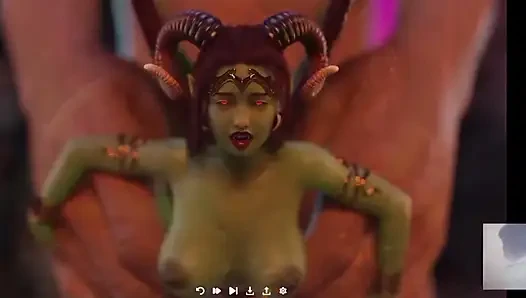 I Hard Fuck a Demon Succubus! I Deepthroat Her and Cum in Her Ass.