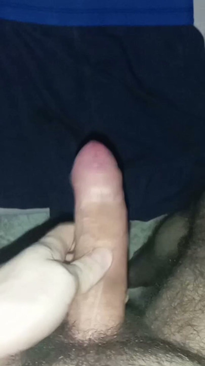 My lustful horny cock makes a mess