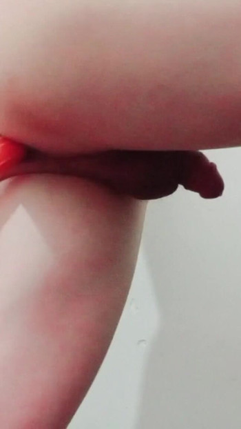 Thrilling moment from "No Dildo? No Problem! Using a Carrot for Deep Ass Play! 🥕"