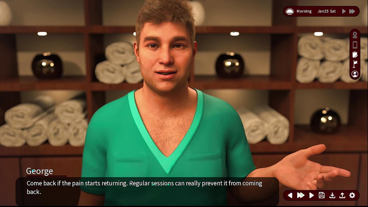 Sussurros do Desejo 19 Sarah foi para uma massagem