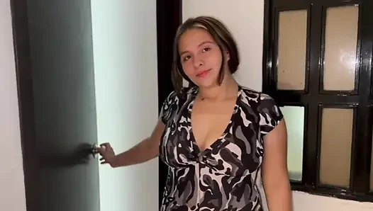 My cuckold wife fucks her personal trainer with her huge tits