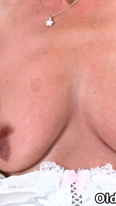 Skinny gilf Rosie from the UK lets you enjoy her hard nipples and perfect labia in this brilliant debut video | Clip 1