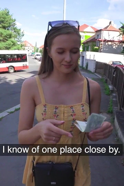 Public Agent - Stacy Cruz Flashes He Perfect Tits for Cash and Rides Big Dick
