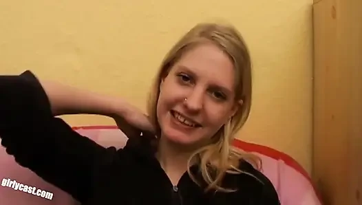 Teen Kati's First BBC While Her Boyfriend Is Watching