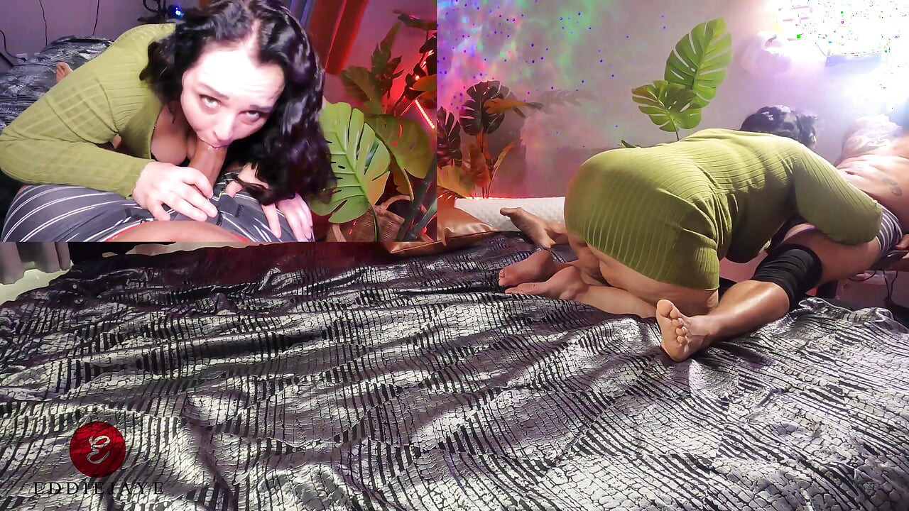 Horny Assistant Seduces in a Green Dress