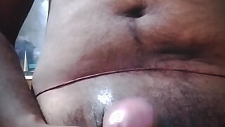 Huge cumshot of desi cock