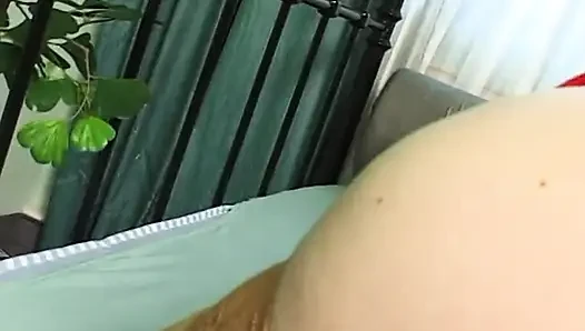 Chubby redhead showing her hot body