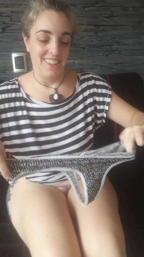 rubbing my thongs to make my stepbrother smell them. | Clip 3