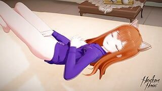 Chloe - Sensuele, kreunende masturbatie - 3D Hentai