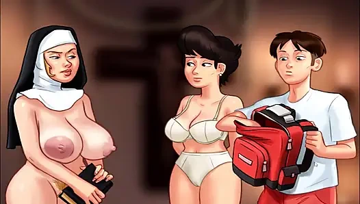 SummerTime Saga - Марию отшлепала монахиня