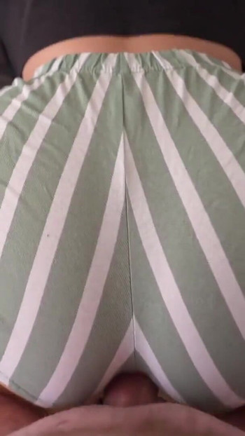 Spectacular moment from "Fucked my stepsister through a hole in her shorts, her torn shorts turned me on"