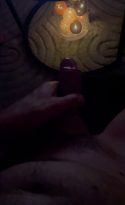 Massage of my hard with coconut oil