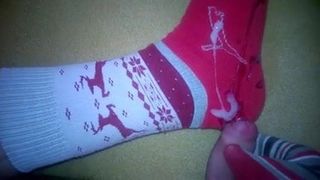 Сперма на рождественских носках