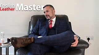 Uncut dilf masturbates and smokes cigar in three piece suit PREVIEW