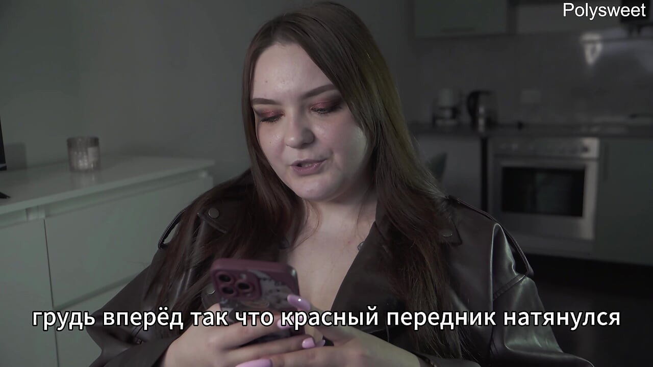 Porn story - In the store behind the counter, he feel her tits (Russian, light femdom, naked in public)