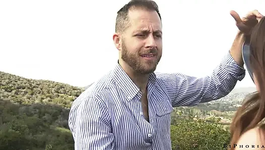 Stranded man seduced by bisexual couple when car breaks down