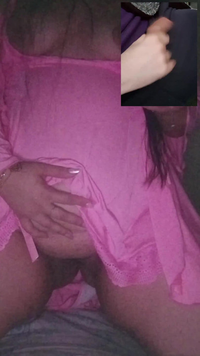 Discord-videoopkald: Dildo knepper, mens han onanerer sammen
