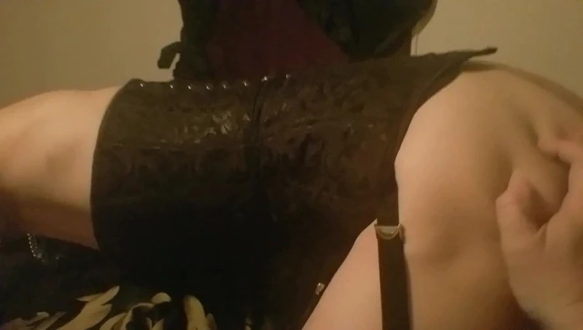 Goth Sissy fucked for mistress