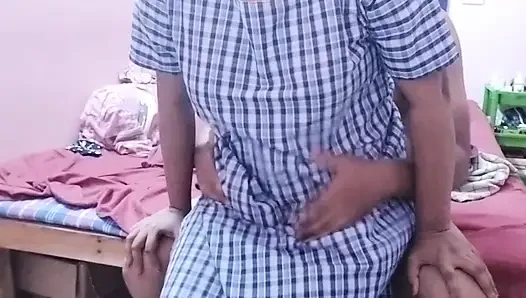 Tamil School girl fucked by her boyfriend after tution