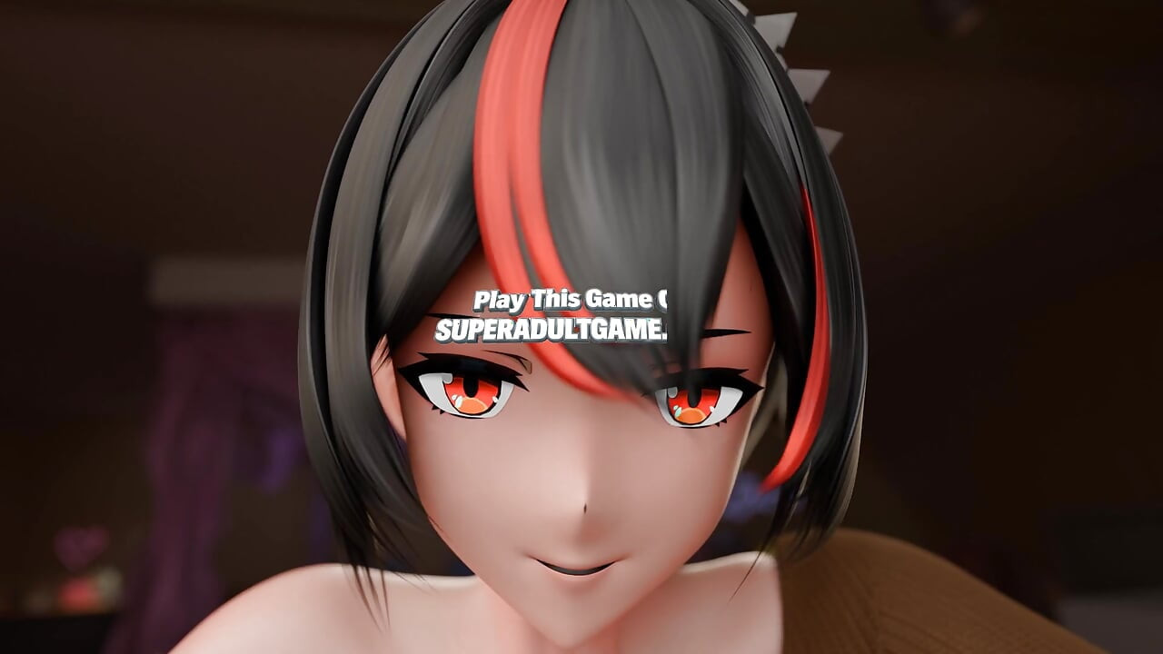 Japansk 18y tenåring som rir kjæresten sin kuk til creampie - 3D-animasjon