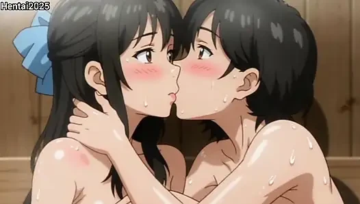 Lezbiyen sauna derleme çizgi film hentai animasyonu