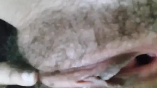 Egyptian Algerian woman plays with her fond pussy until she fucks, an Arab pussy full of hair