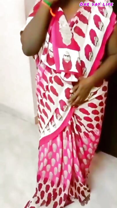 A cuckold husband admires the beauty of his sexy Desi wife after asking her to wear a saree.