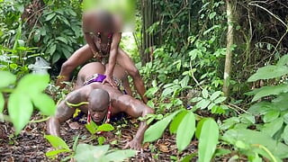Daddy Getting Fucked in the Forest