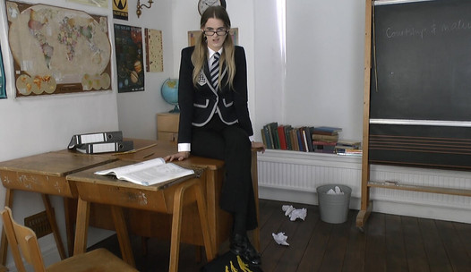 St Mackenzie's - Melissa Strips & Make You Cum for Her in Class