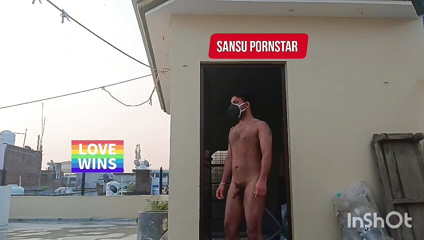 Indian actor nude in public