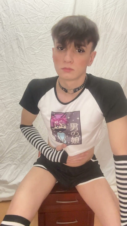 Cute Femboy Trying New Toys