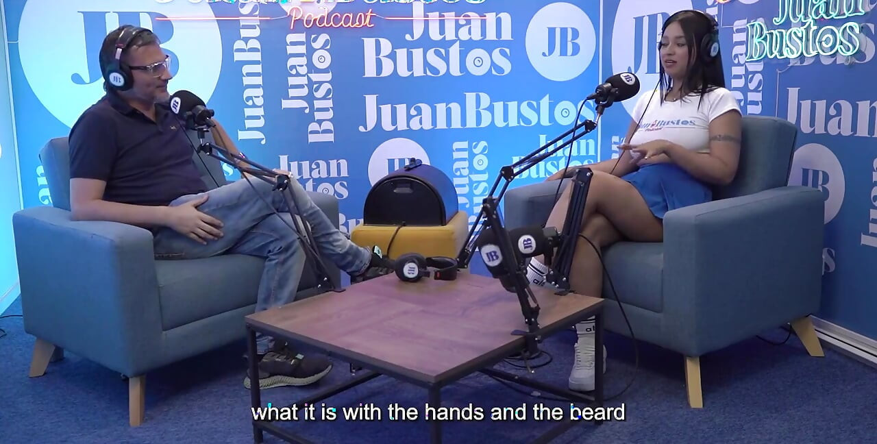 Oiled Latina with Beautiful Tits Kataleya Ross Hops up the Vibrator Machine Until She Cums! Juan Bustos Podcast