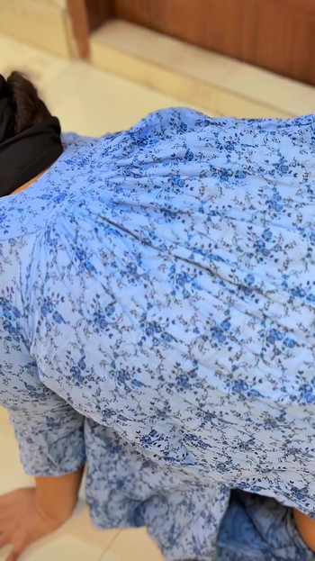 Religious Big Ass Curvy Hot Muslim Stepmom Stuck Under Bed & Want Anal Fuck From Me